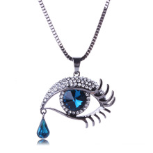 Wholesale Top Design Women Fashion Necklaces Jewelry Accessories Retro Colorful Evil of Eye Fashion Necklace